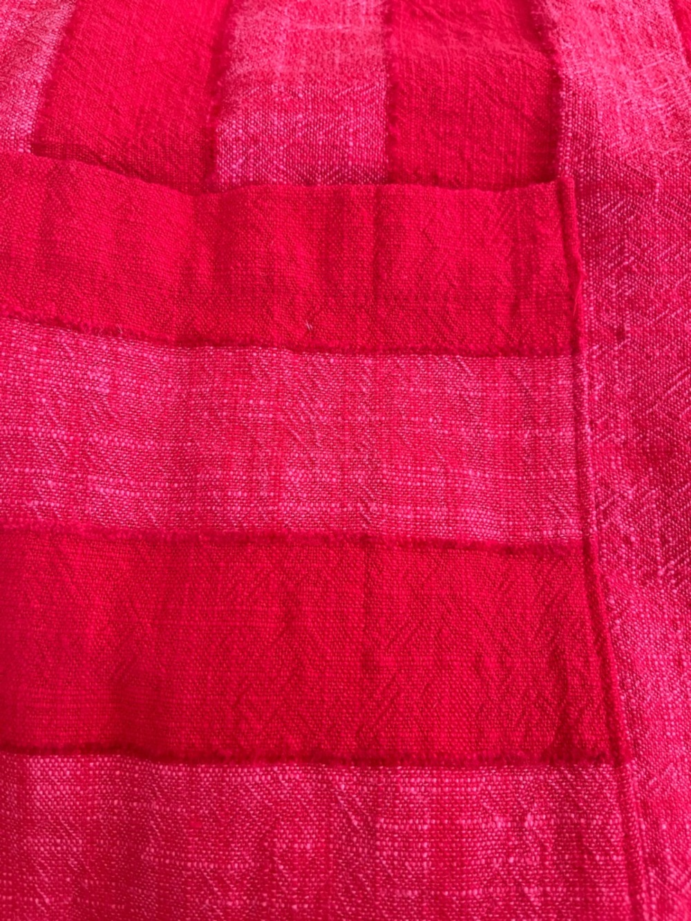 Mauve Bright Red & Red Striped Sleeveless Midi Dress Size Small - Picture 9 of 14